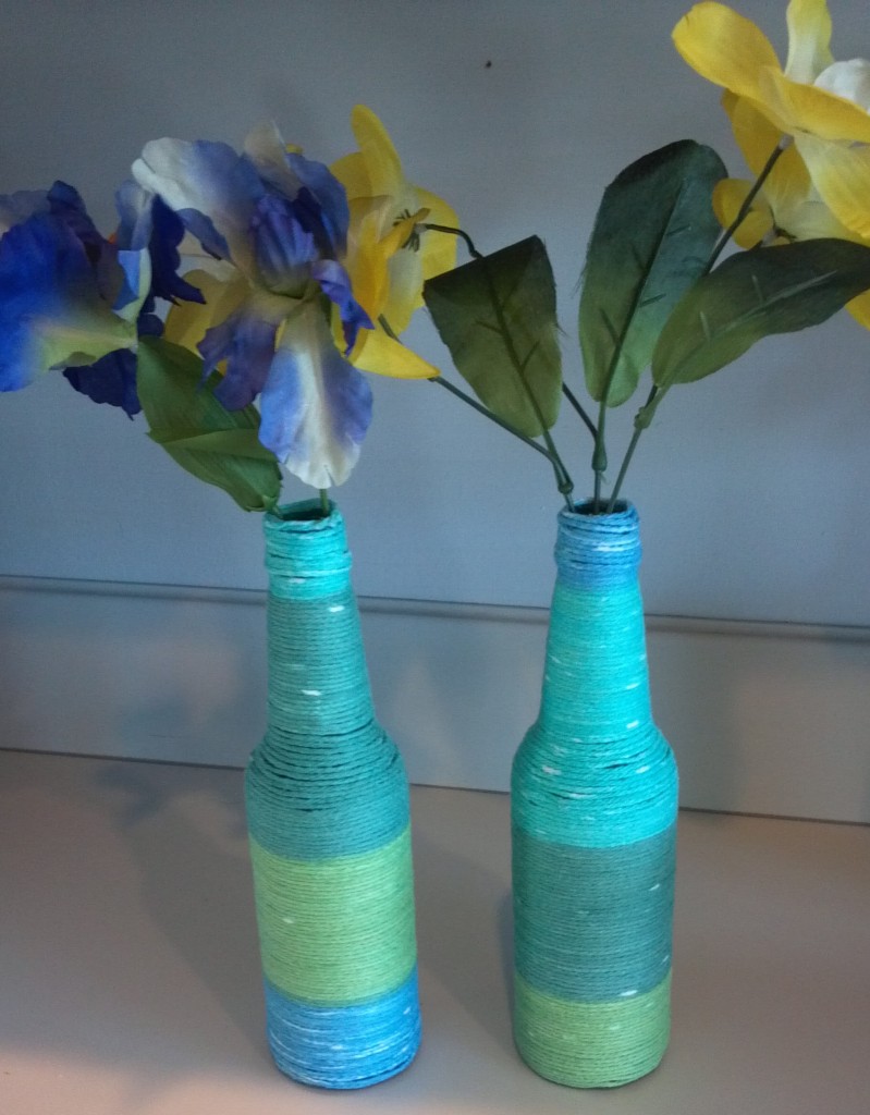 yarn vases