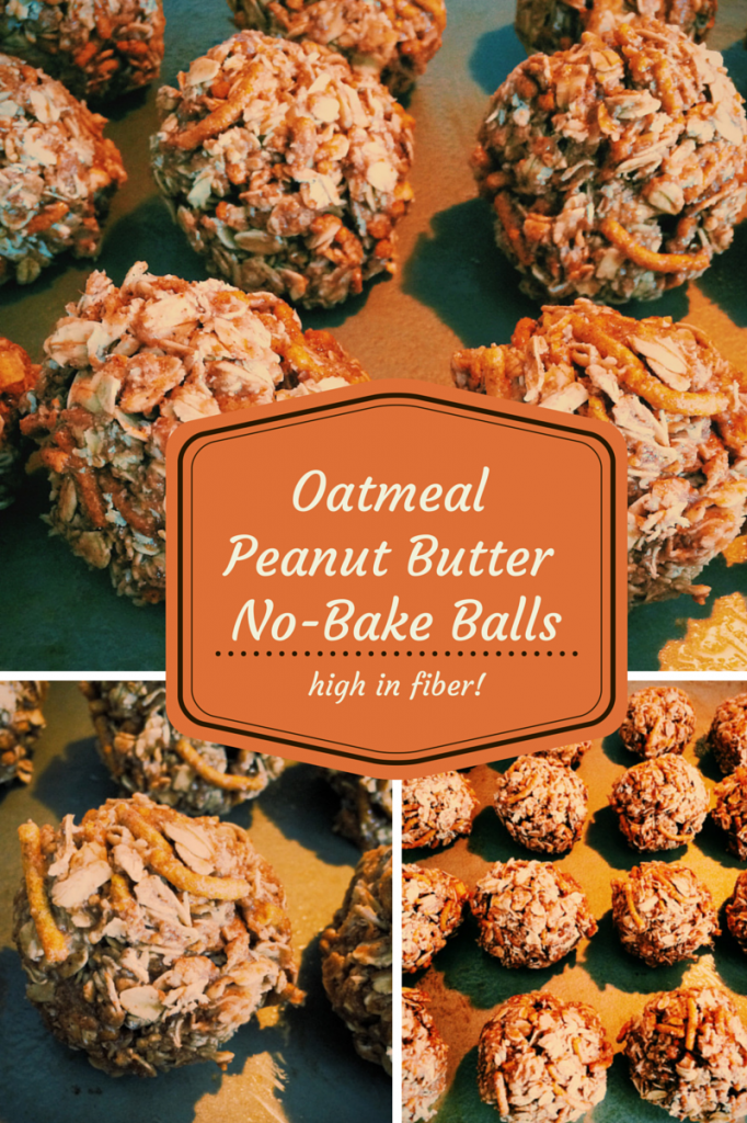 Oatmeal Peanut Butter NoBake Balls Tasteful Space