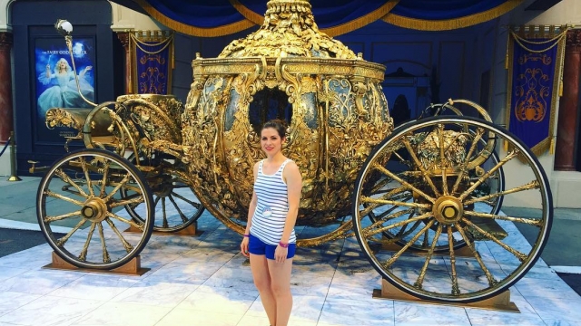 Flashback Friday: Seeing the golden carriage from the Cinderella movie ?