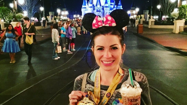 My medal, Starbucks, Main Street, and Cinderella’s Castle is all I need ?