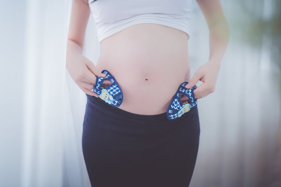 Pregnancy belly in shape