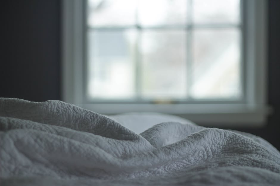 Sleep Better At Night sheets on mattress
