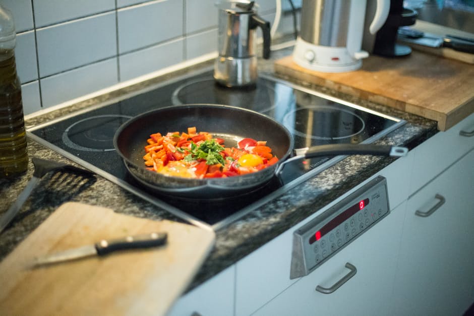 culinary creativity food in frying pan