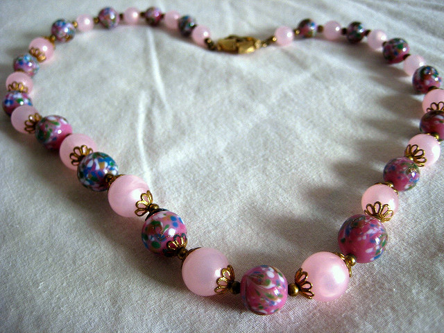 Wardrobe update necklace beads