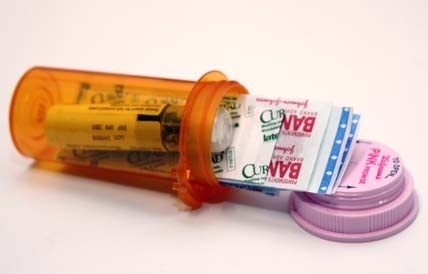 first aid in prescription meds bottle