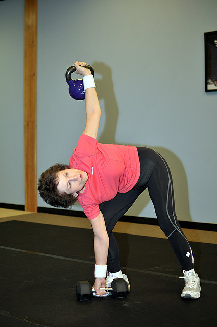 Getting Fit kettlebell on budget