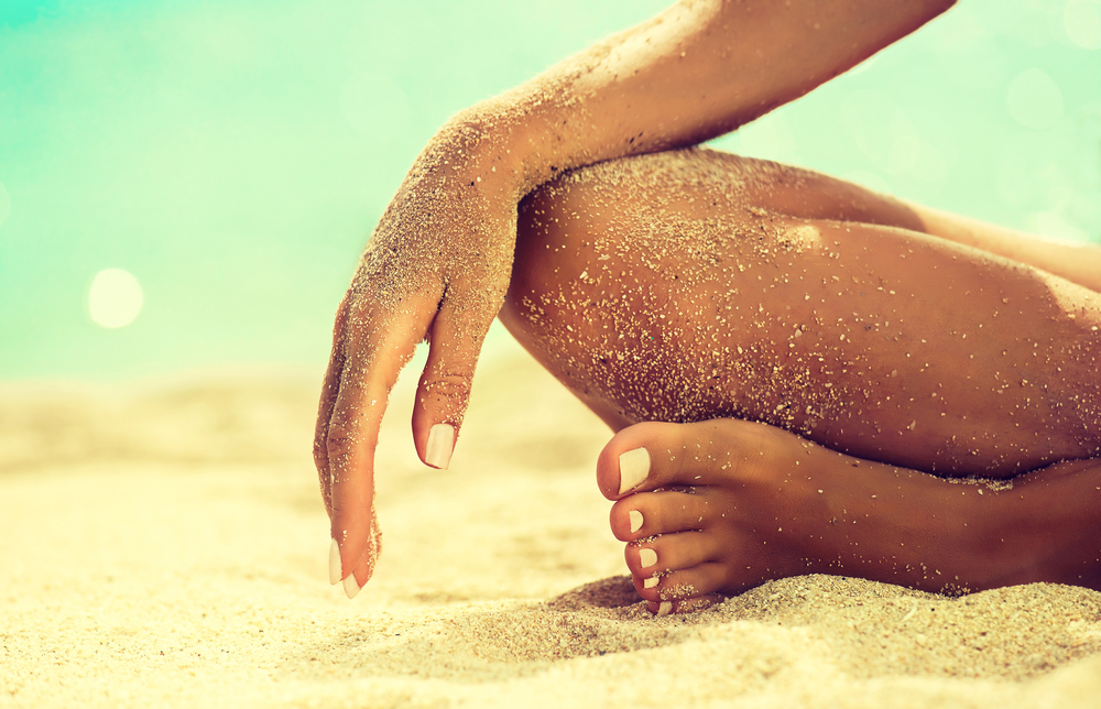 Tanning Tips for skin in the summer on the beach