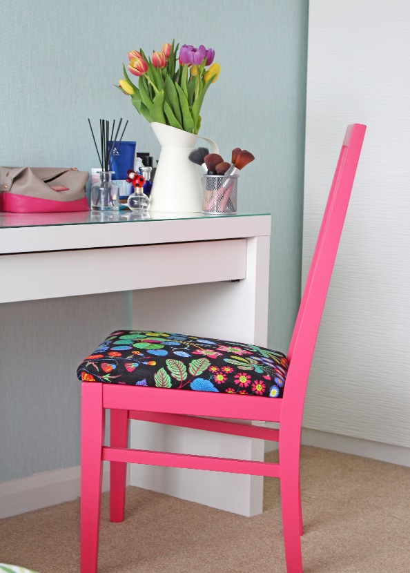 Accent Colour pink chair