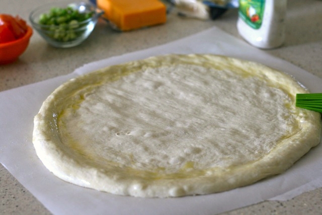 Pepperoni Pizza crust dough