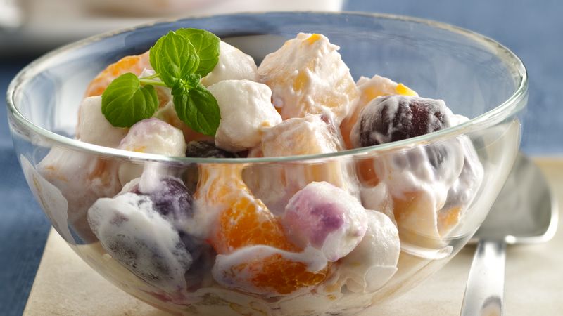 creamy fruit salad recipe