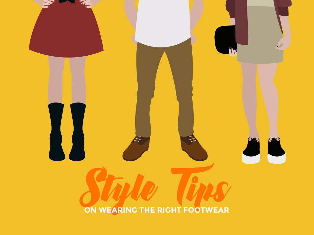 STYLE TIPS on wearing the right footwear