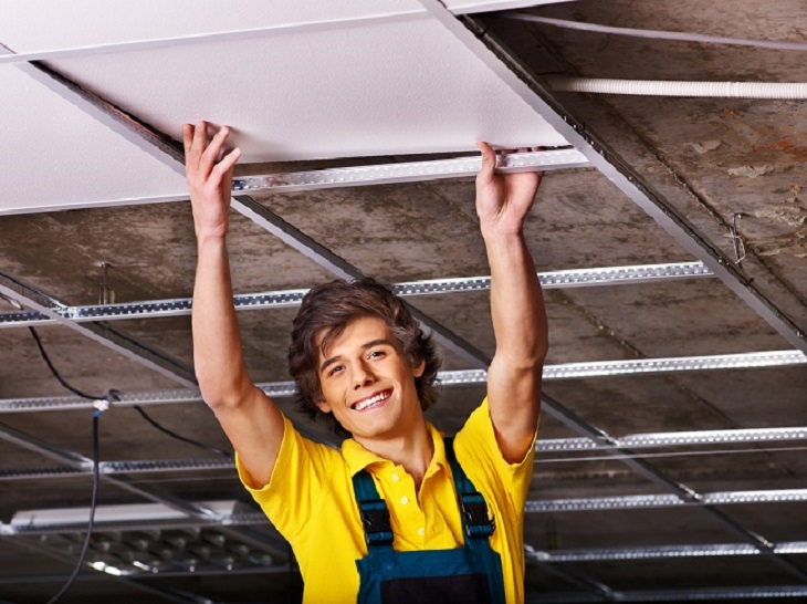 Why Would You Hire Some Suspended Ceiling Contractor smiling