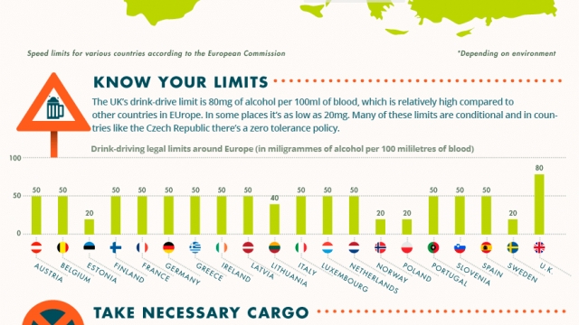 Driving around Europe for your Holiday Guide (Infographic)