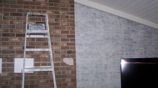 Challenges of Painting a Brick Fireplace