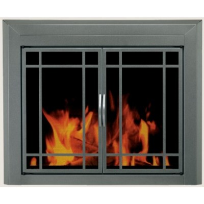 prefabricated fireplace doors