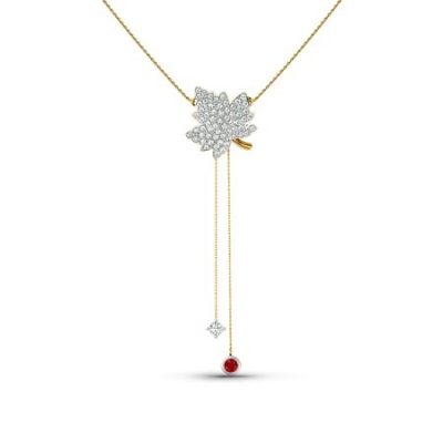 Claire Ruby Diamond Necklace