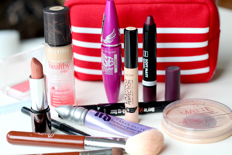 essential items in makeup bag