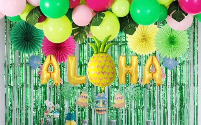 hawaiian theme party