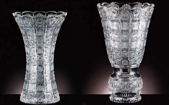 bohemian crystal vase