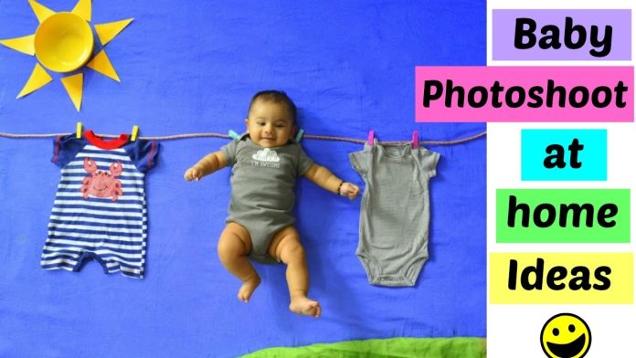 Baby boy baby photoshoot ideas at home