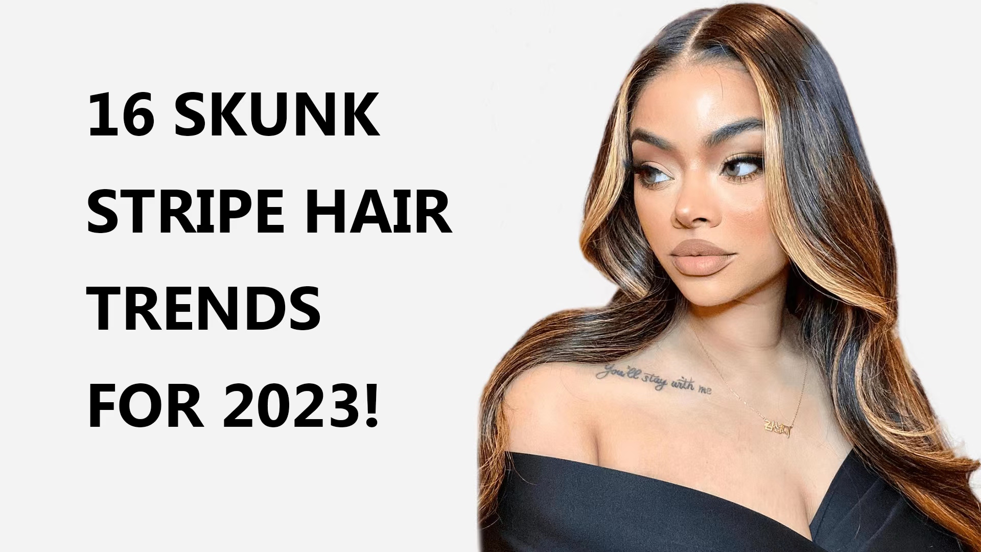 16 SKUNK STRIPE HAIR TRENDS FOR 2023! - Tasteful Space