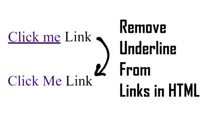 Remove Underline From Link CSS