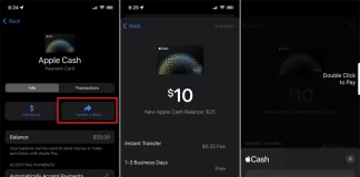 How to transfer Apple Cash to bank