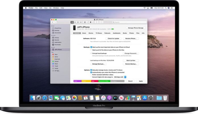 Transfer files between iPhone and mac