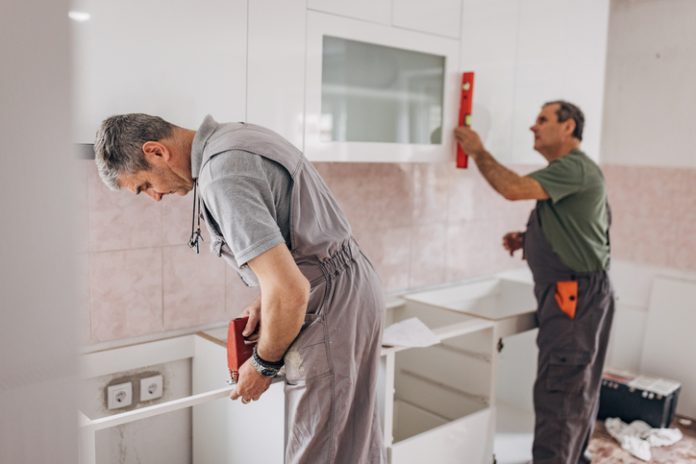 New apartment, furniture installation