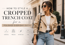 How to Style a Cropped Trench Coat for a Polished Everyday Outfit